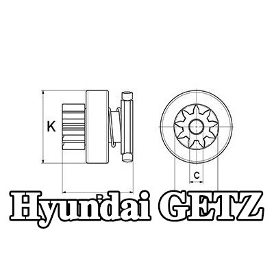HC-Cargo حامل، فرش كربونية — Hyundai Getz