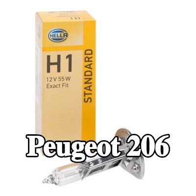 HELLA لمبة المصباح الأمامي — 1998 Peugeot 206