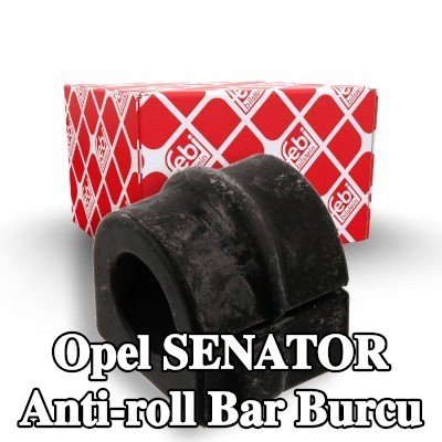 FEBI BILSTEIN Ön aks stabilizatör çubuğu burcu, 22mm, Kauçuk — Opel Senator