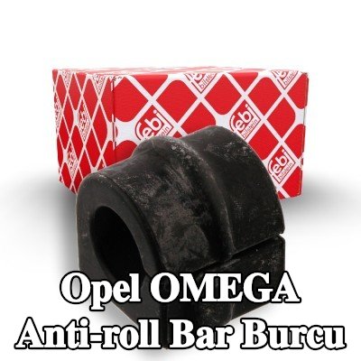 FEBI BILSTEIN Ön aks stabilizatör çubuğu burcu, 22mm, Kauçuk — 1990 Opel Omega