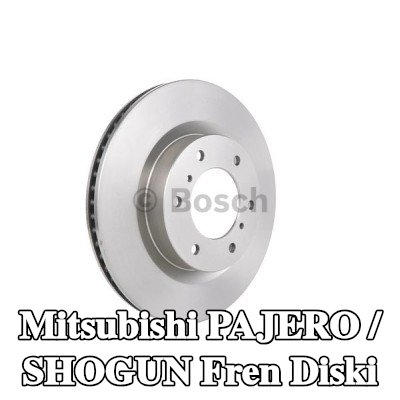 BOSCH Fren diski Dış Çap: 332mm, Havalandırmalı, Yağlanmış — Mitsubishi Pajero / Shogun