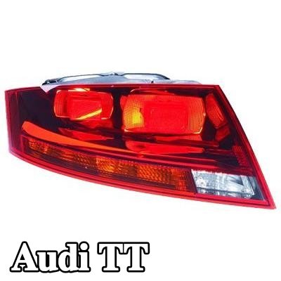 VAN WEZEL المصباح الخلفي الأيسر, مع حامل لمبة — 2012 Audi Tt