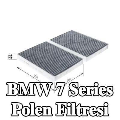 BOSCH Polen filtresi Aktif Karbon Filtresi, Partikül Filtresi — 2016 BMW 7 Series