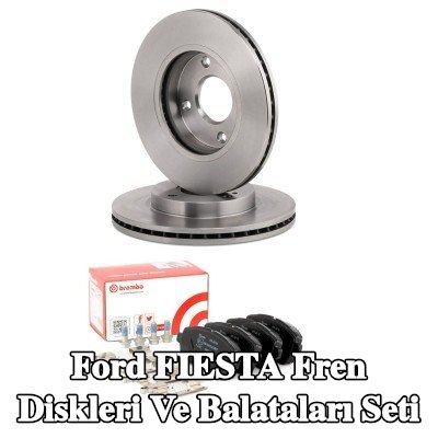 BREMBO Fren diskleri ve balataları seti Prime, içten havalandırmalı — 2012 Ford Fiesta