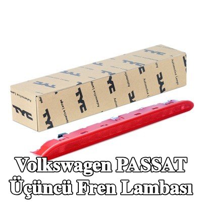 VAN WEZEL Üçüncü fren lambası Merkez, ampul tutuculu — 2015 Volkswagen Passat