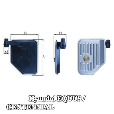 MAHLE مرشح ناقل الحركة الأوتوماتيكي — 2002 Hyundai Equus / Centennial