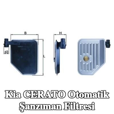 MAHLE Otomatik şanzıman filtresi — 2004 Kia Cerato