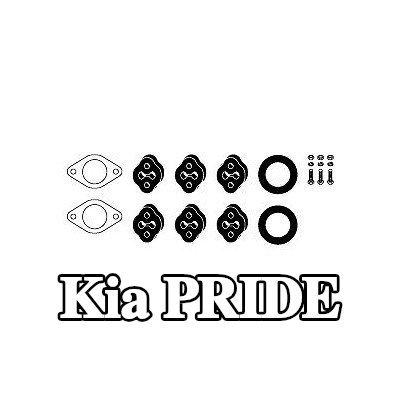 HJS طقم تركيب العادم — Kia Pride