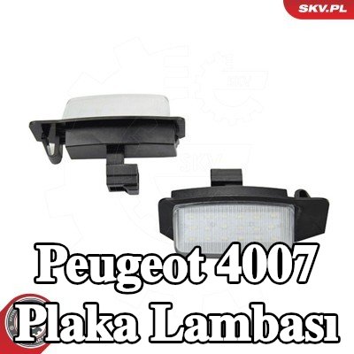 ESEN SKV Plaka lambası — Peugeot 4007