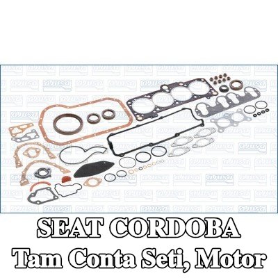 AJUSA Tam Conta Seti, silindir kapağı contalı motor, valf gövdesi contalı, FIBERMAX — 1993 SEAT Cordoba