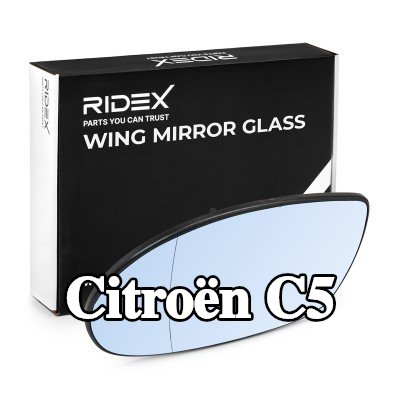 RIDEX زجاج المرآة الجانبية اليسرى — 2002 Citroën C5