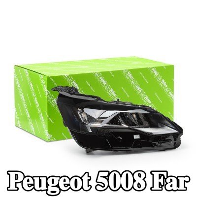 VALEO Far Sağ, orijinal markalı, gündüz farı ampulü olmadan, uzun far ampulü olmadan, sinyal lambası ampulü olmayan, kısa far ampulü olmadan — Peugeot 5008