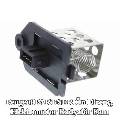 VEMO Ön direnç, elektromotor radyatör fanı Orijinal VEMO Kalitesi — 1998 Peugeot Partner