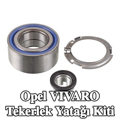FEBI BILSTEIN Tekerlek yatağı kiti Ön Aks, tutma halkası, aks somunu ile — 2002 Opel Vivaro