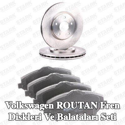STARK Fren diskleri ve balataları seti Ön Aks, içten havalandırmalı — Volkswagen Routan