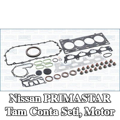 AJUSA Tam Conta Seti, silindir kapağı contalı motor, valf gövdesi contalı, MULTILAYER STEEL — 2002 Nissan Primastar