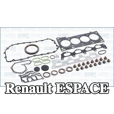AJUSA مجموعة حشيات كاملة, محرك مزود بحشية رأس الأسطوانة, مع أختام ساق الصمام, MULTILAYER STEEL — 2012 Renault Espace