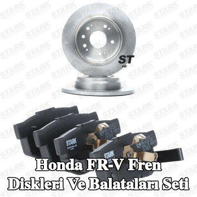 STARK Fren diskleri ve balataları seti Arka Aks, düz — Honda Fr-v
