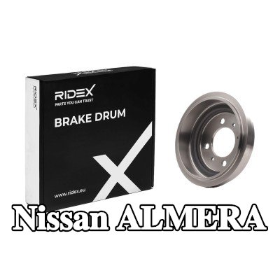 RIDEX أسطوانة الفرامل للمحور الخلفي, 180, 0mm, 220mm — 1997 Nissan Almera