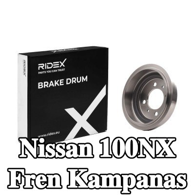 RIDEX Arka aks fren kampanası, 180, 0mm, 220mm — Nissan 100nx
