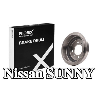 RIDEX أسطوانة الفرامل للمحور الخلفي, 180, 0mm, 220mm — 1990 Nissan Sunny