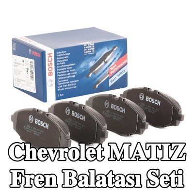 BOSCH Fren balatası seti 16, 2mm, gıcırtı önleyici plaka ile, montaj kılavuzu ile — Chevrolet Matiz