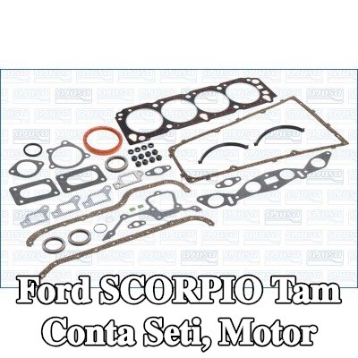 AJUSA Tam Conta Seti, silindir kapağı contalı motor, valf gövdesi contalı, FIBERMAX — 1990 Ford Scorpio
