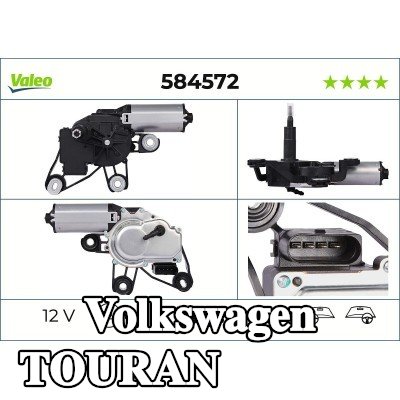 VALEO محرك المساحات الخلفي, 12V — 2003 Volkswagen Touran