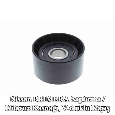 VAICO Saptırma / kılavuz kasnağı, V-ribbed kayış Orijinal VAICO Kalitesi, Outer Diameter: 60mm, Ø: 60mm — Nissan Primera
