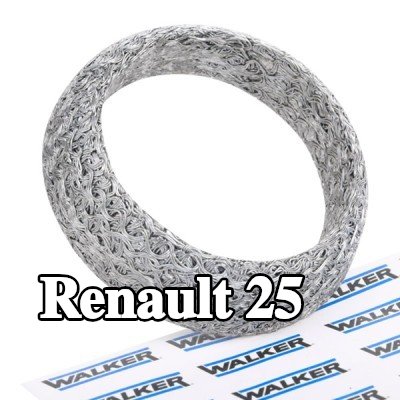 WALKER مجموعة التثبيت, كاتم الصوت المركزي, الأمامي, الخلفي — Renault 25