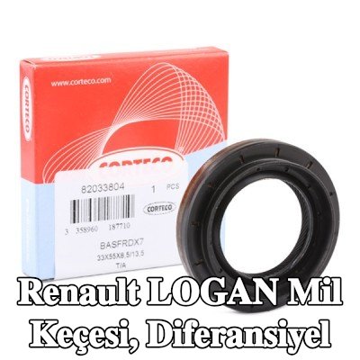 CORTECO Mil Keçesi, diferansiyel — 2004 Renault Logan