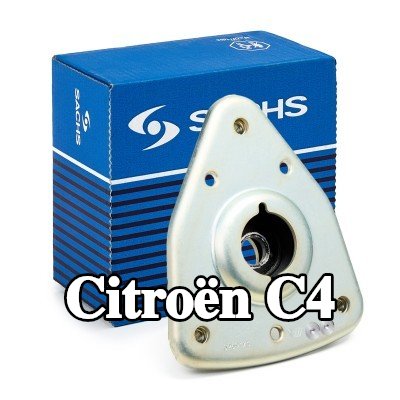 SACHS حامل الدعامة العلوية للمحور الأمامي الأيسر, المحور الأمامي الأيمن, بدون محمل دوار — Citroën C4