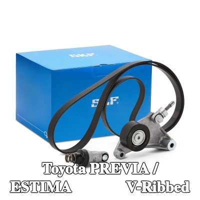 SKF مجموعة أحزمة V-Ribbed — 2000 Toyota Previa / Estima