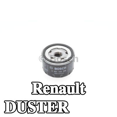 BOSCH فلتر الزيت مع صمام واحد مانع للرجوع — 2012 Renault Duster