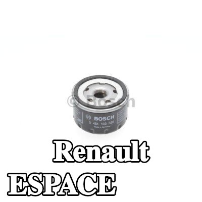 BOSCH فلتر الزيت مع صمام واحد مانع للرجوع — 2000 Renault Espace