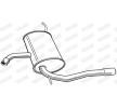 WALKER Arka susturucu 1050mm, montaj parçaları olmadan — 2008 SEAT Toledo (9)
