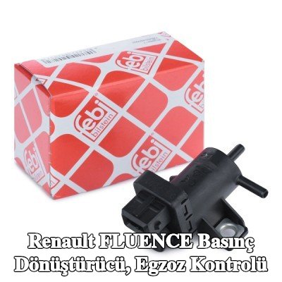 FEBI BILSTEIN Basınç dönüştürücü, egzoz kontrolü — Renault Fluence