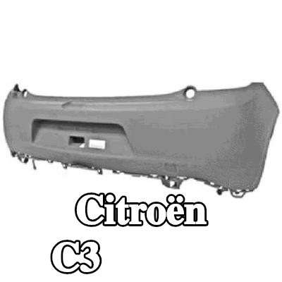 VAN WEZEL المصد الخلفي الخلفي — 2012 Citroën C3