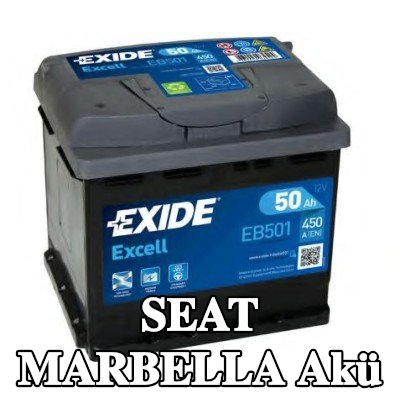 EXIDE Excell Akü — SEAT Marbella