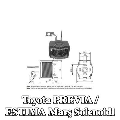 ERA Marş solenoidi — Toyota Previa / Estima