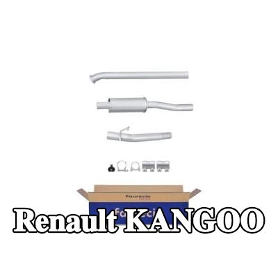 HELLA كاتم صوت وسط مع قطع التثبيت — Renault Kangoo