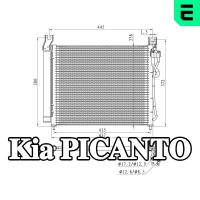 ERA مكثف تكييف الهواء مع مجفف — 2011 Kia Picanto