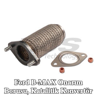 HJS Onarım borusu, katalitik konvertör Çıkış, sabitleme malzemesi ile — Ford B-max