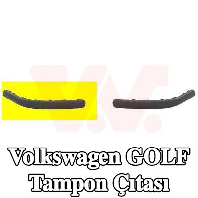VAN WEZEL Sol Arka Tampon Çıtası — 2000 Volkswagen Golf