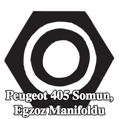 BOSAL Somun, egzoz manifoldu — Peugeot 405