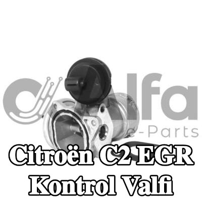 Alfa e-Parts Conalı/sızdırmazlık elemanlı EGR kontrol valfi — Citroën C2