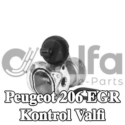 Alfa e-Parts Conalı/sızdırmazlık elemanlı EGR kontrol valfi — 2008 Peugeot 206
