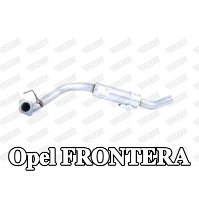 WALKER كاتم الصوت الخلفي 1070mm, بدون قطع التثبيت — Opel Frontera