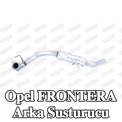 WALKER Arka susturucu 1070mm, montaj parçaları olmadan — Opel Frontera