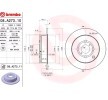 BREMBO Fren diski Prime, Outer Diameter: 269mm, düz, Kaplamalı — Toyota Highlander (2)